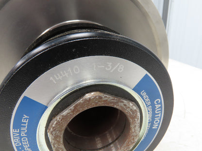 Lovejoy 14410 Variable Speed Drive Pulley 4430V Belt 1-3/8"Bore 12.5"OD