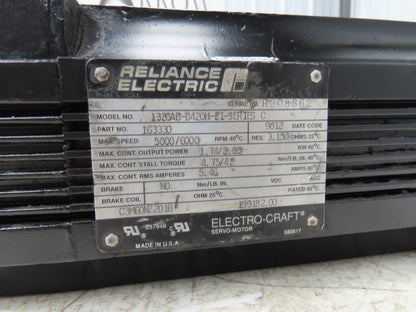 Reliance Electric 1326AB-B420H-21-SERIES C Servo Motor 1.74/2.08kW 5000/6000RPM