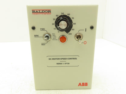 Baldor ABB BC140-FBR DC Motor Speed Control Drive 115/230V Input  8 ADC Output