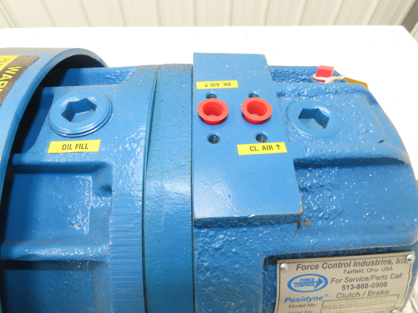 Force Control Posidyne 2.5-1S1-H5Q9 Pneumatic Clutch Brake 1-3/8" Shaft