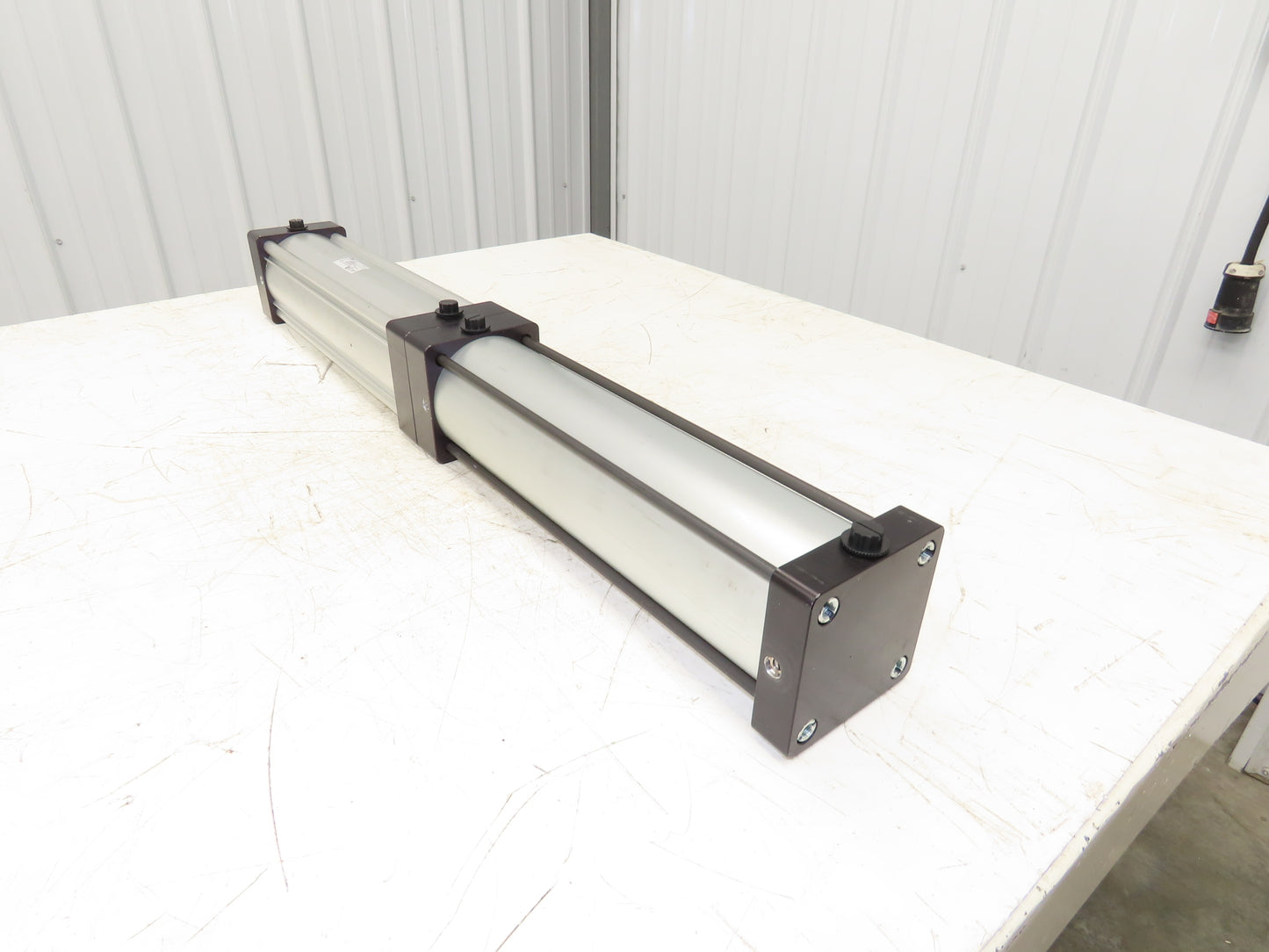 Parker 1P4MA0005513 Multi-Stage Pneumatic Air Cylinder 4" Bore 14" Stroke 250PSI