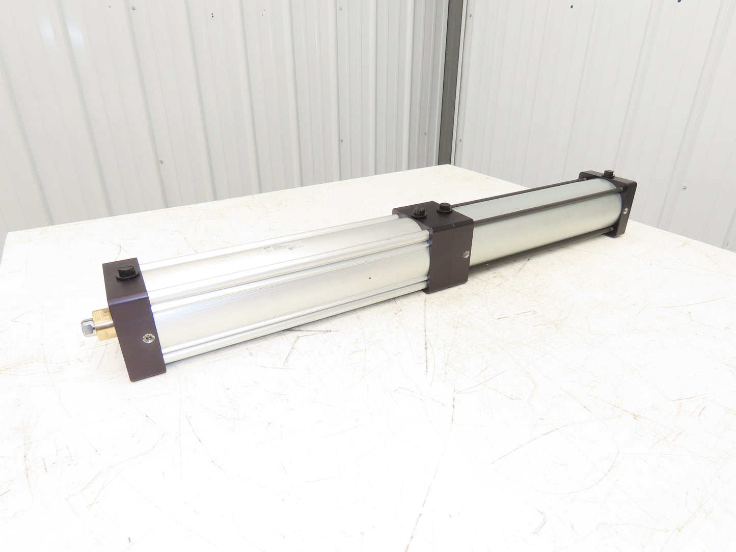 Parker 1P4MA0005513 Multi-Stage Pneumatic Air Cylinder 4" Bore 14" Stroke 250PSI