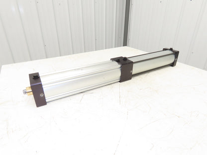 Parker 1P4MA0005513 Multi-Stage Pneumatic Air Cylinder 4" Bore 14" Stroke 250PSI