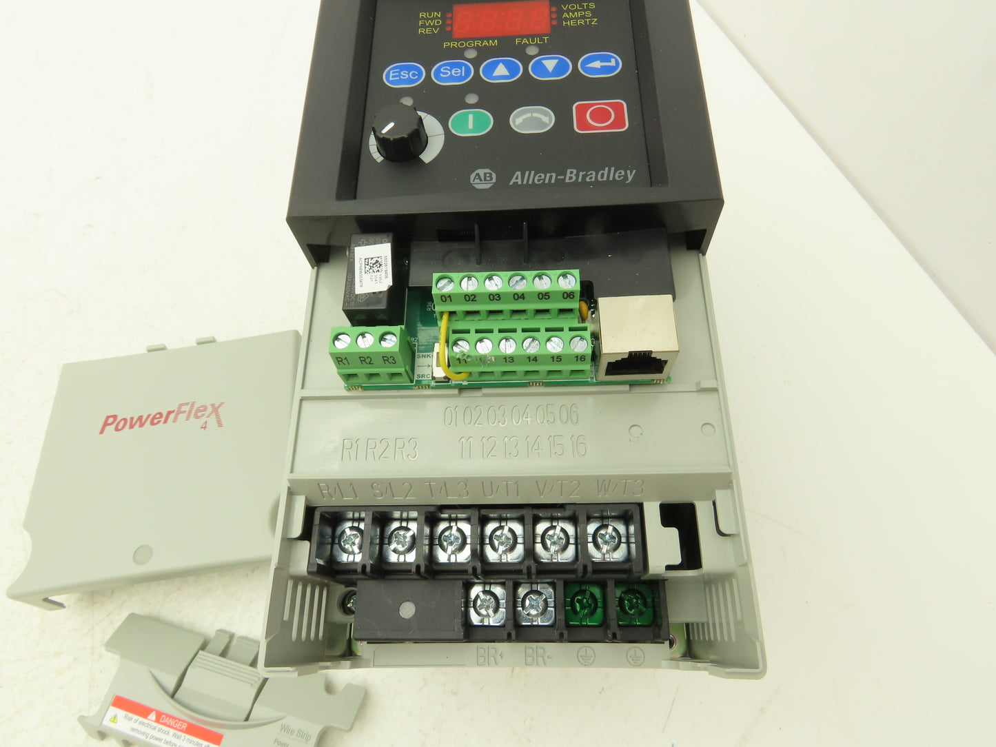 Allen Bradley 22A-D6P0N104 PowerFlex 4 AC Drive Variable Speed VFD 3Hp 480V 3PH