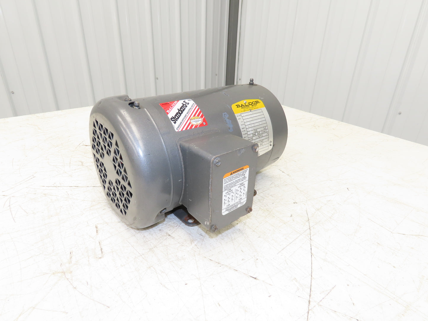 Baldor CM3554T AC Motor 1.5Hp 1740 RPM 208-230/460V 3PH 145TC