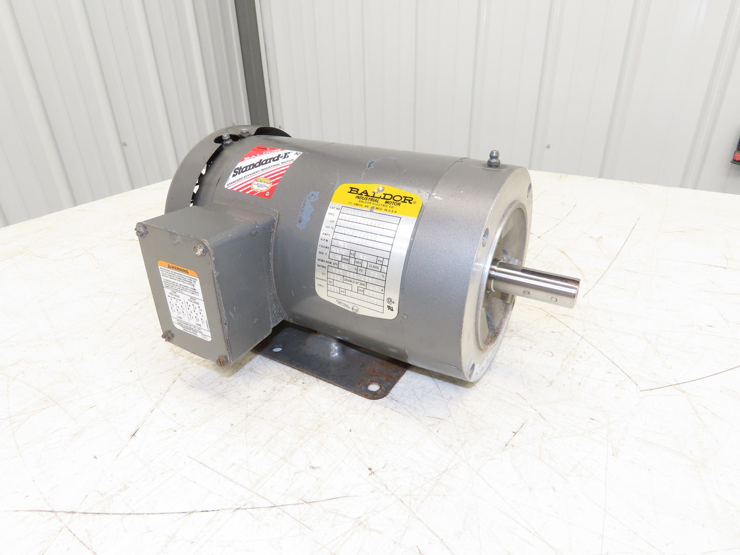 Baldor CM3554T AC Motor 1.5Hp 1740 RPM 208-230/460V 3PH 145TC