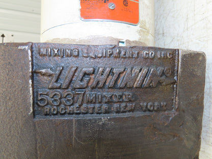 Lightnin XJ-30 Dura-Mix Clamp Tank Mixer Agitator Motor 230/460V B77R3045M-SL