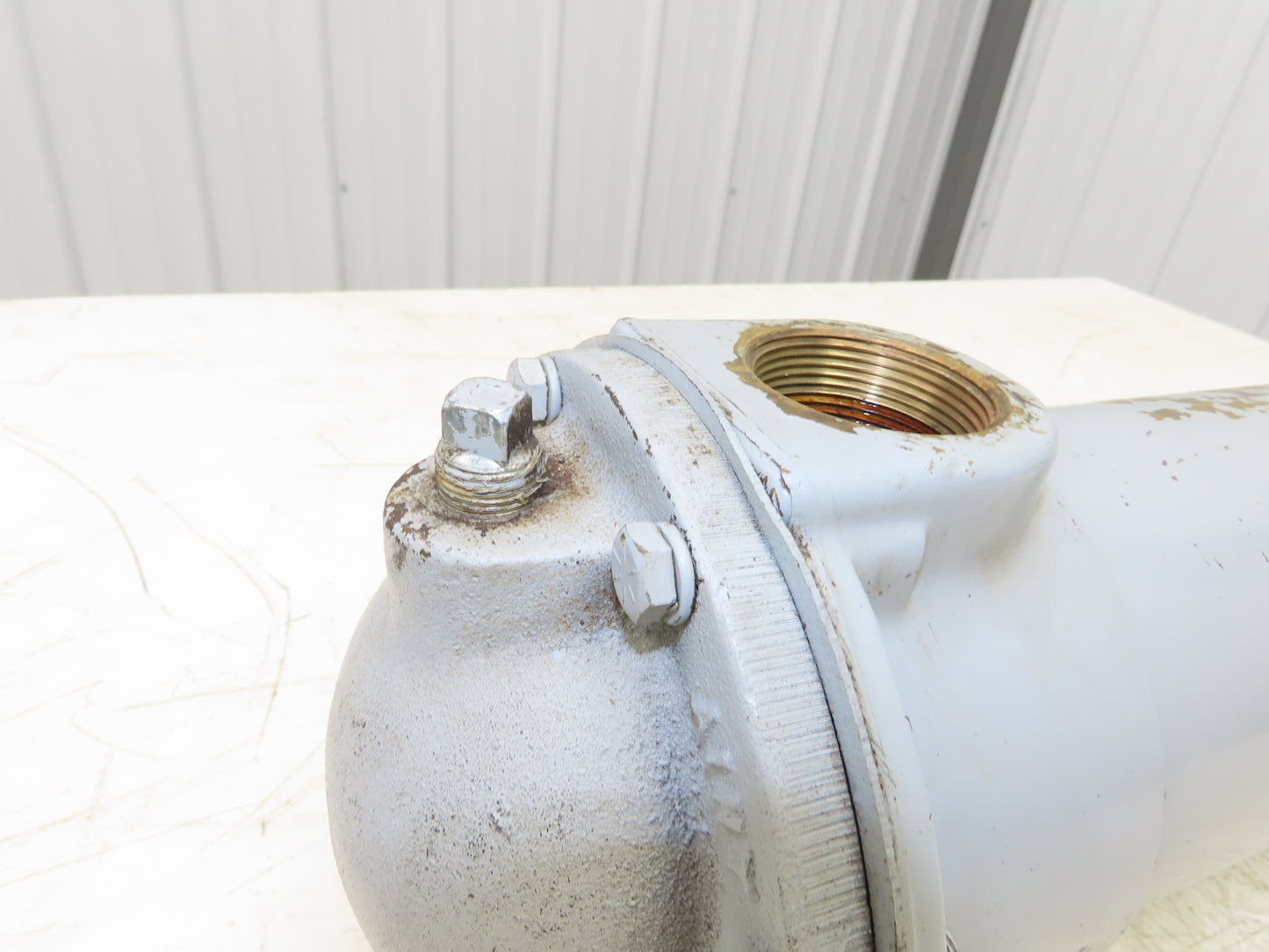 American Industrial AB-1003-C6-TP Shell & Tube Heat Exchanger 2-Pass 1.5"NPT