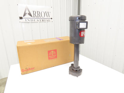 Gusher UD-XLONG Vertical Immersion Coolant Pump 3/4HP 230/460V 1" NPT Discharge