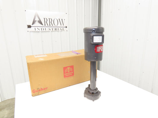 Gusher UD-XLONG Vertical Immersion Coolant Pump 3/4HP 230/460V 1" NPT Discharge