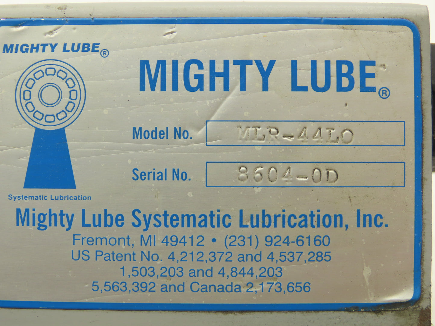 Mighty Lube MLR-44L0 Chain Lubricator Controller Monitor Digital Display