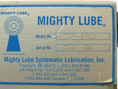 Mighty Lube MLR-44L0 Chain Lubricator Controller Monitor Digital Display