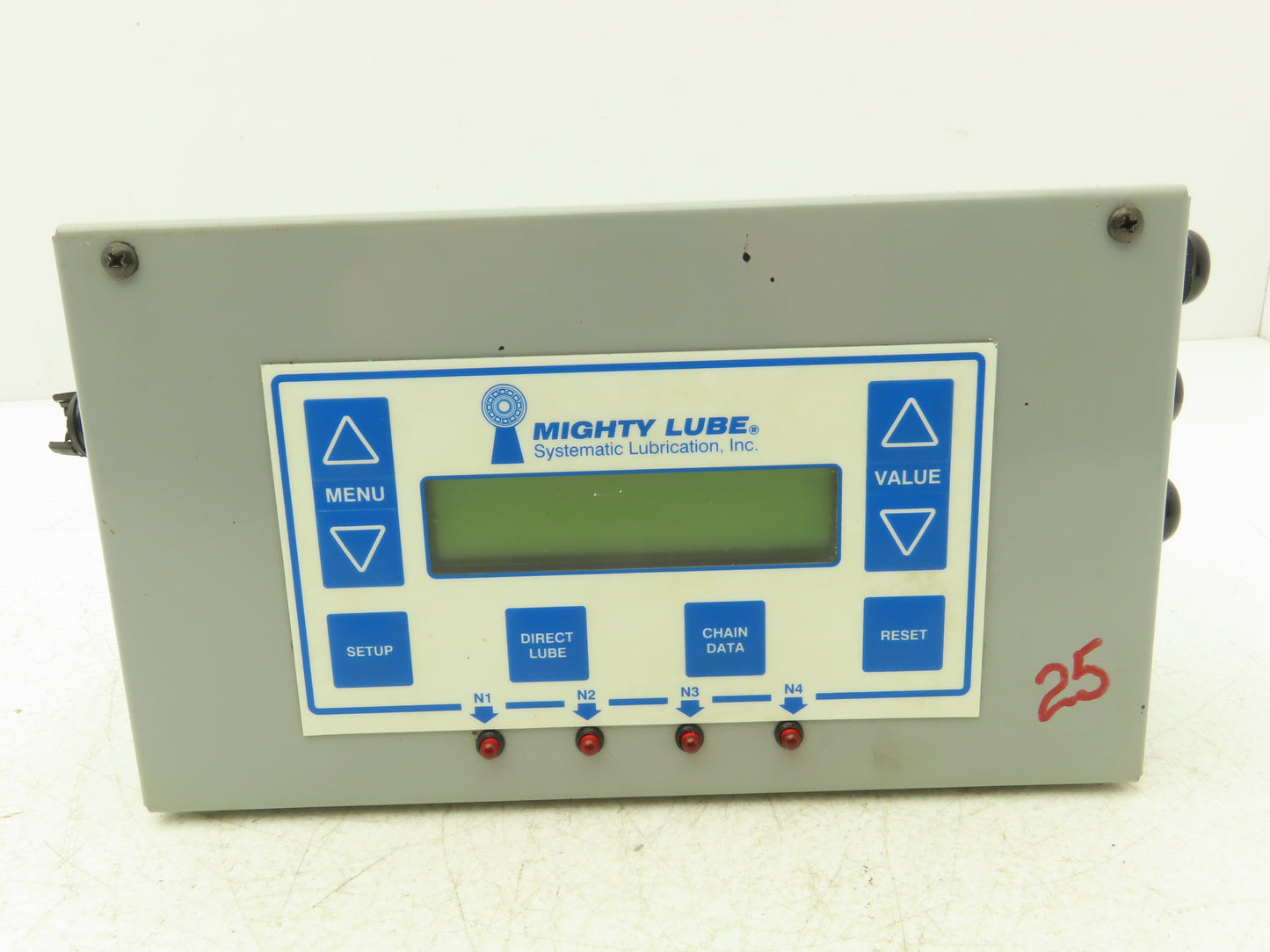 Mighty Lube MLR-44L0 Chain Lubricator Controller Monitor Digital Display