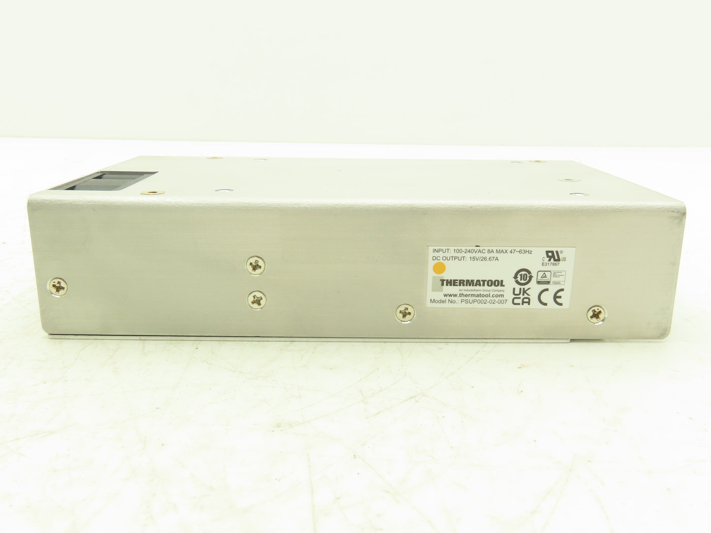 Thermatool PSUP002-02-007 Power Supply 100-240VAC Max 47-63Hz In 15VDC Out