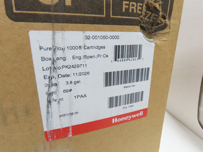 Honeywell 320010500000 Eyesaline 3.8 Gallon Eye Wash Solution Cartridge Box of 2