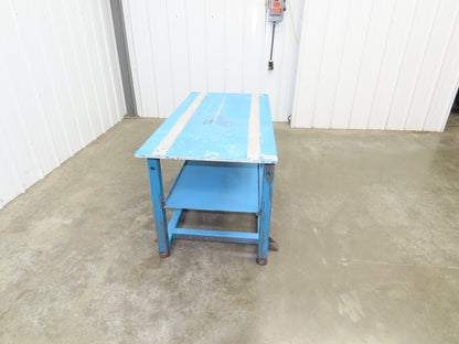 1/2" Aluminum Top Machine Mounting Base Welding Table 48-3/4"x24"x 27-1/2"H