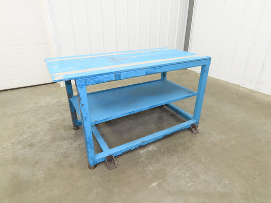 1/2" Aluminum Top Machine Mounting Base Welding Table 48-3/4"x24"x 27-1/2"H