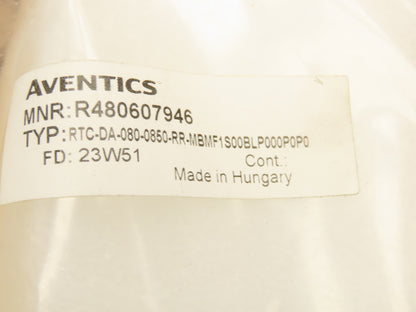 Aventics RTC-DA-080-0850-RR-MBMF1S00BLP000P0P0 Pneumatic Rodless Cylinder
