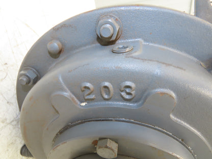 Morse 203XM25 Shaft Mount Reducer Gearbox 25.4:1 Ratio 10.2Hp Tapered Shaft
