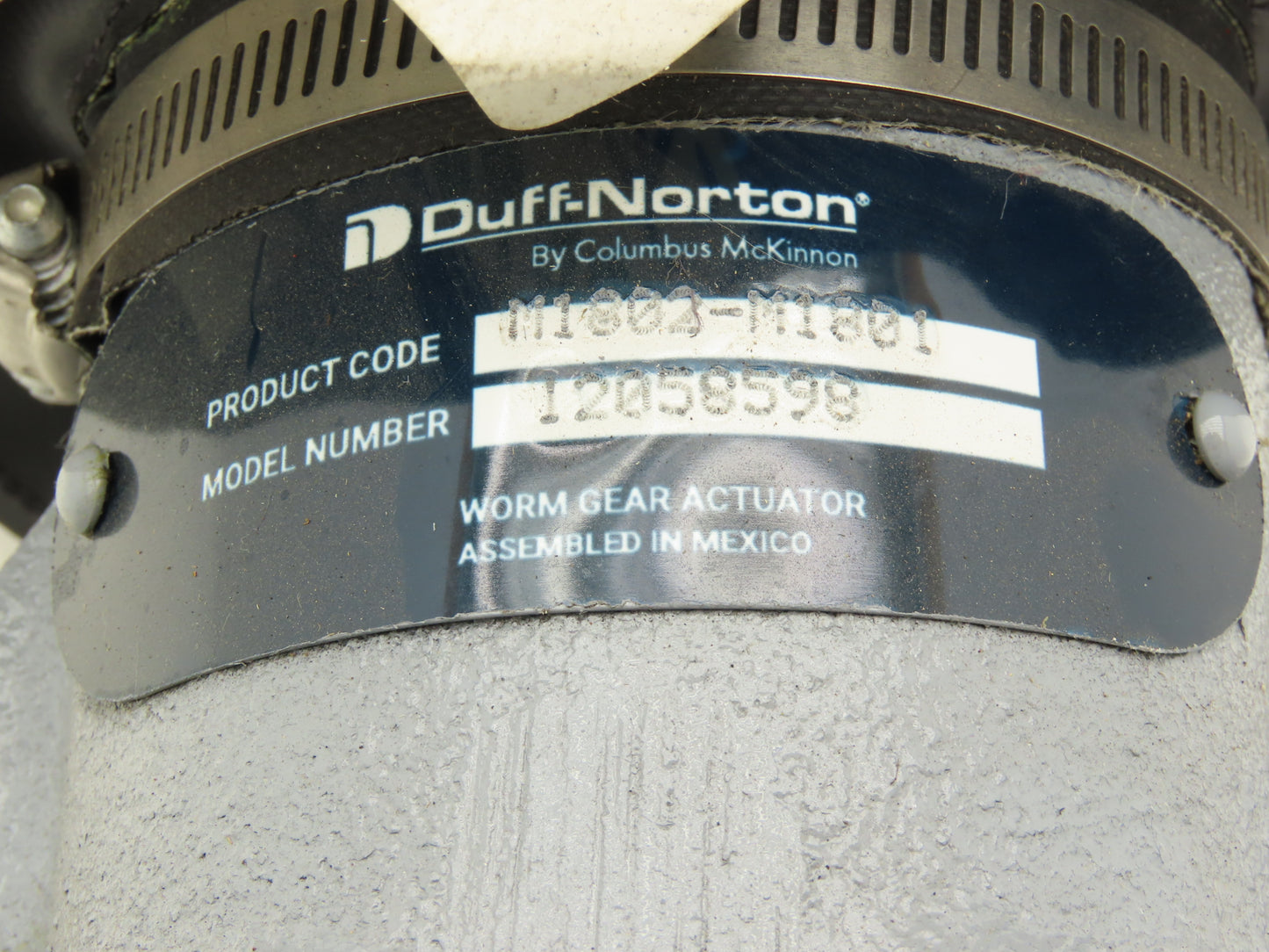 Duff-Norton SK1802-15-18 Worm Gear Actuator 18" Stroke Screw Jack