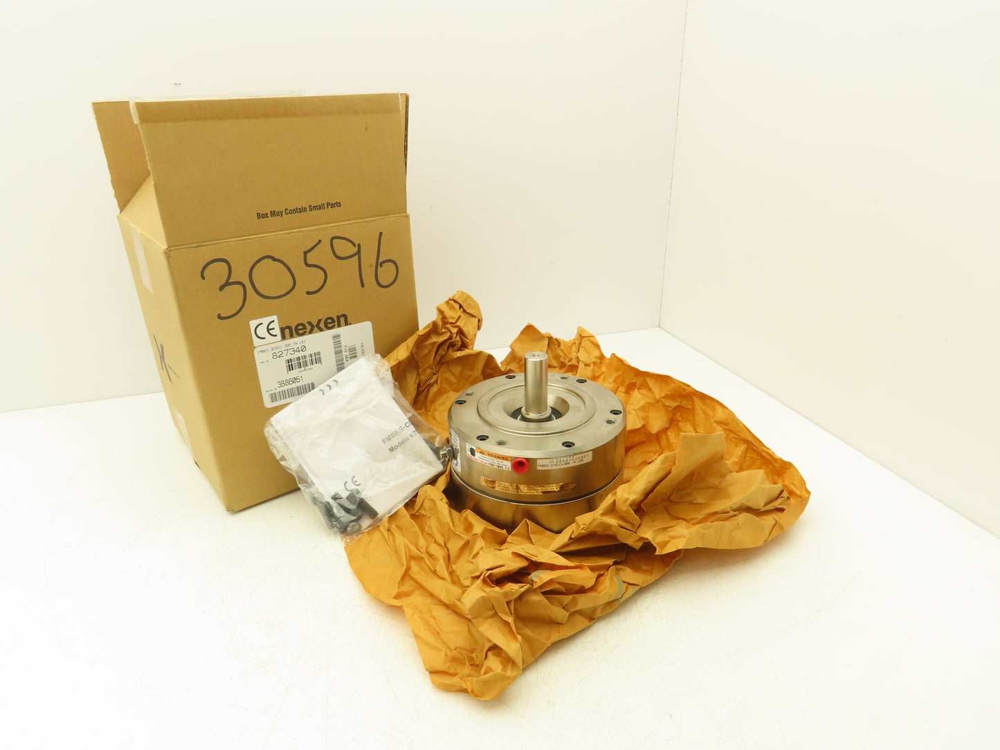 Nexen 827340 Pneumatic Friction Tension Clutch Brake 7/8" Shaft 300" lbs