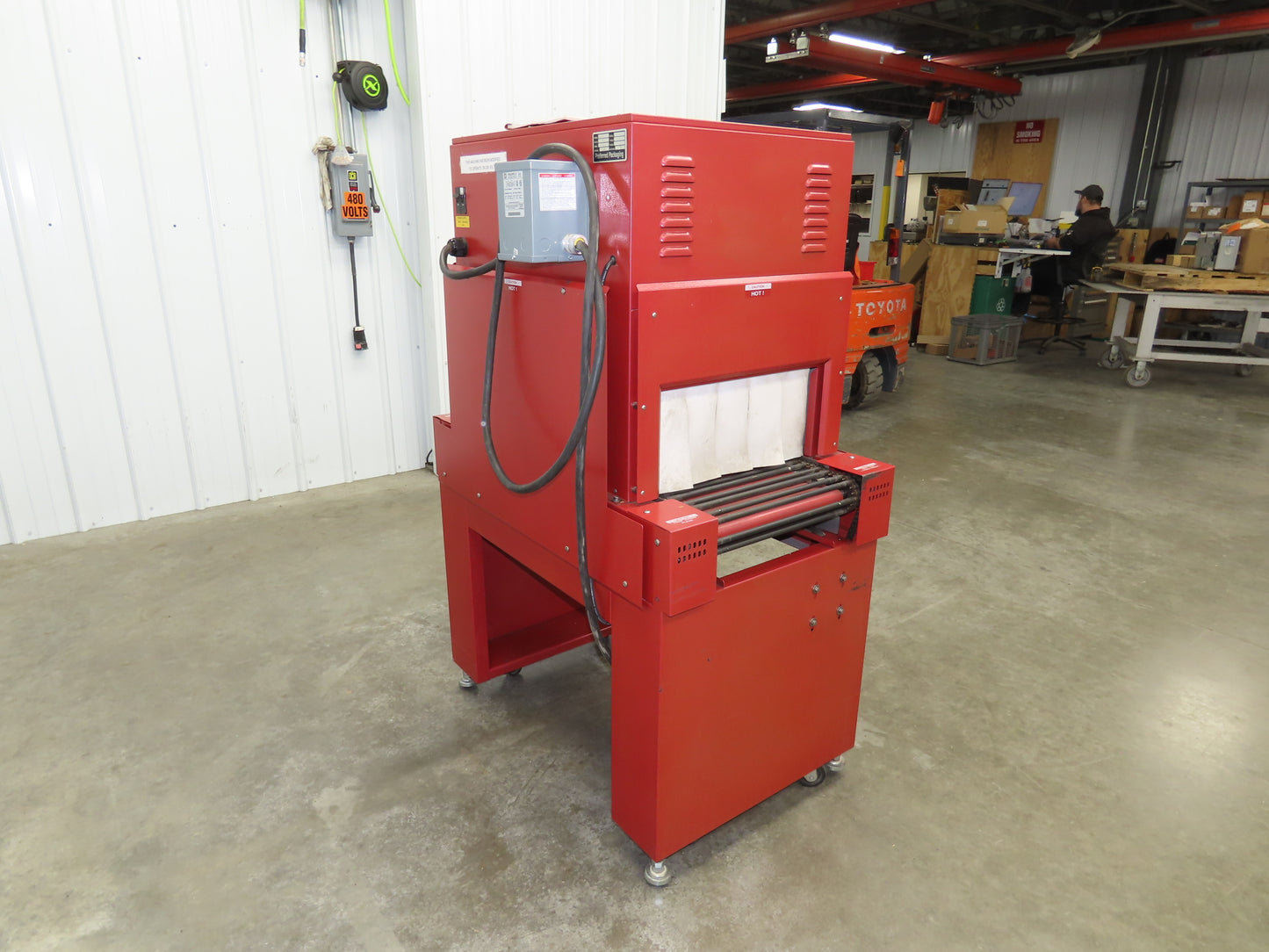 Preferred Packaging Heat Shrink Tunnel Shrink Wrap System 208V 40 Amps 1Ph