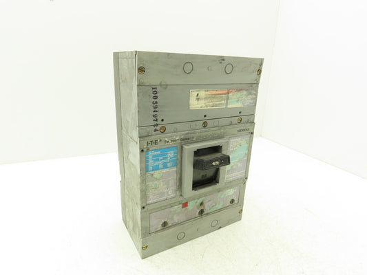 Siemens JXD63B400 ITE Sentron Circuit Breaker 400A 3 Pole 3PH 600V