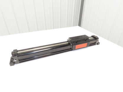 TOL-O-MATIC Rodless Pneumatic Band Cylinder 2" Bore 18.25" Stroke 100 PSI
