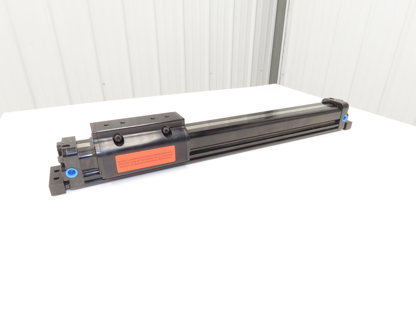 TOL-O-MATIC Rodless Pneumatic Band Cylinder 2" Bore 18.25" Stroke 100 PSI