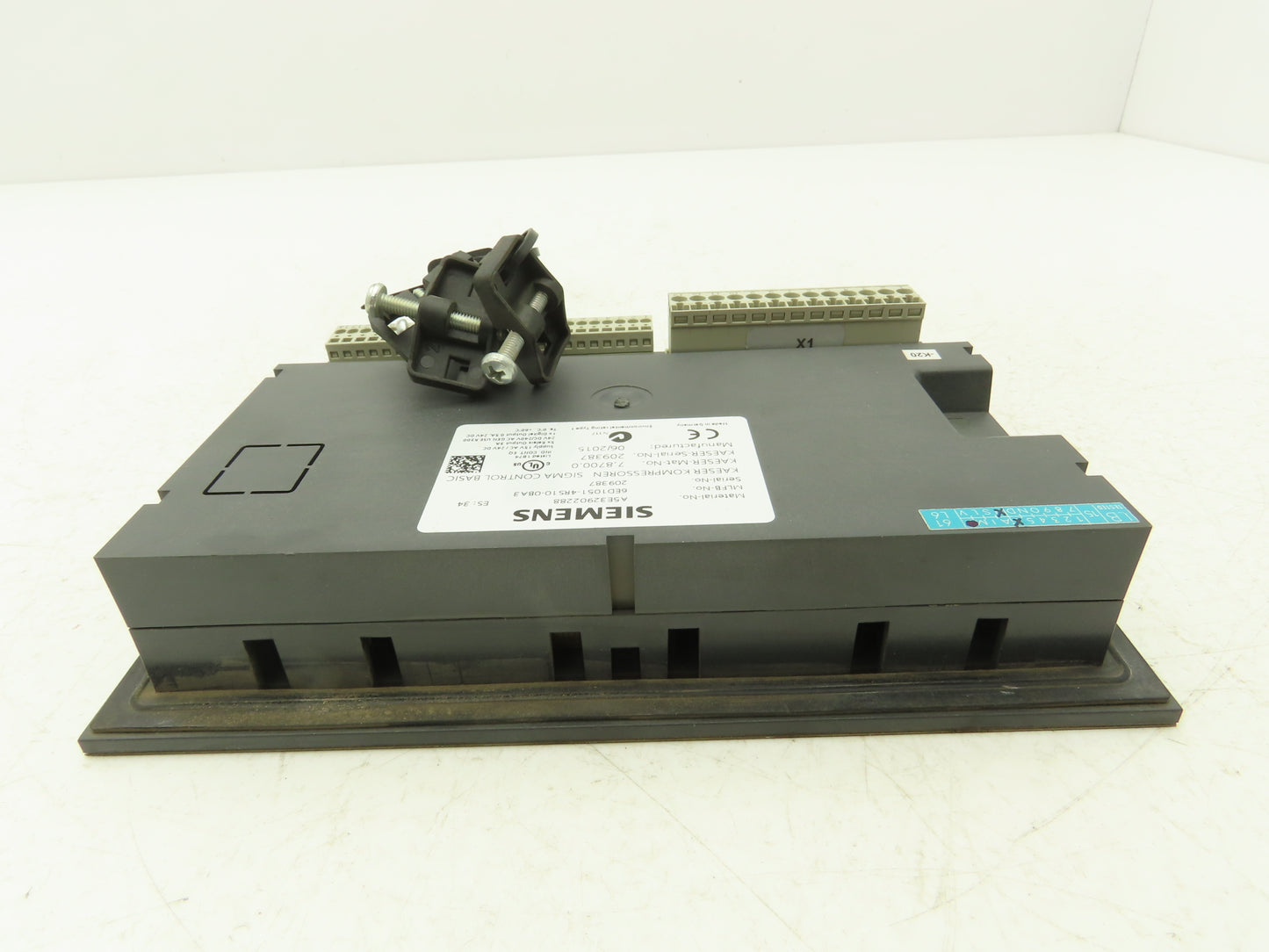 Siemens Kaeser Sigma A5E32902288 Air Compressor Operator Control Panel Off AS25T