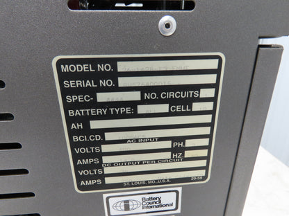 Xtreme Power HF Forklift Battery Charger 36-1A2B-E3 36V 250A 480V 3Ph