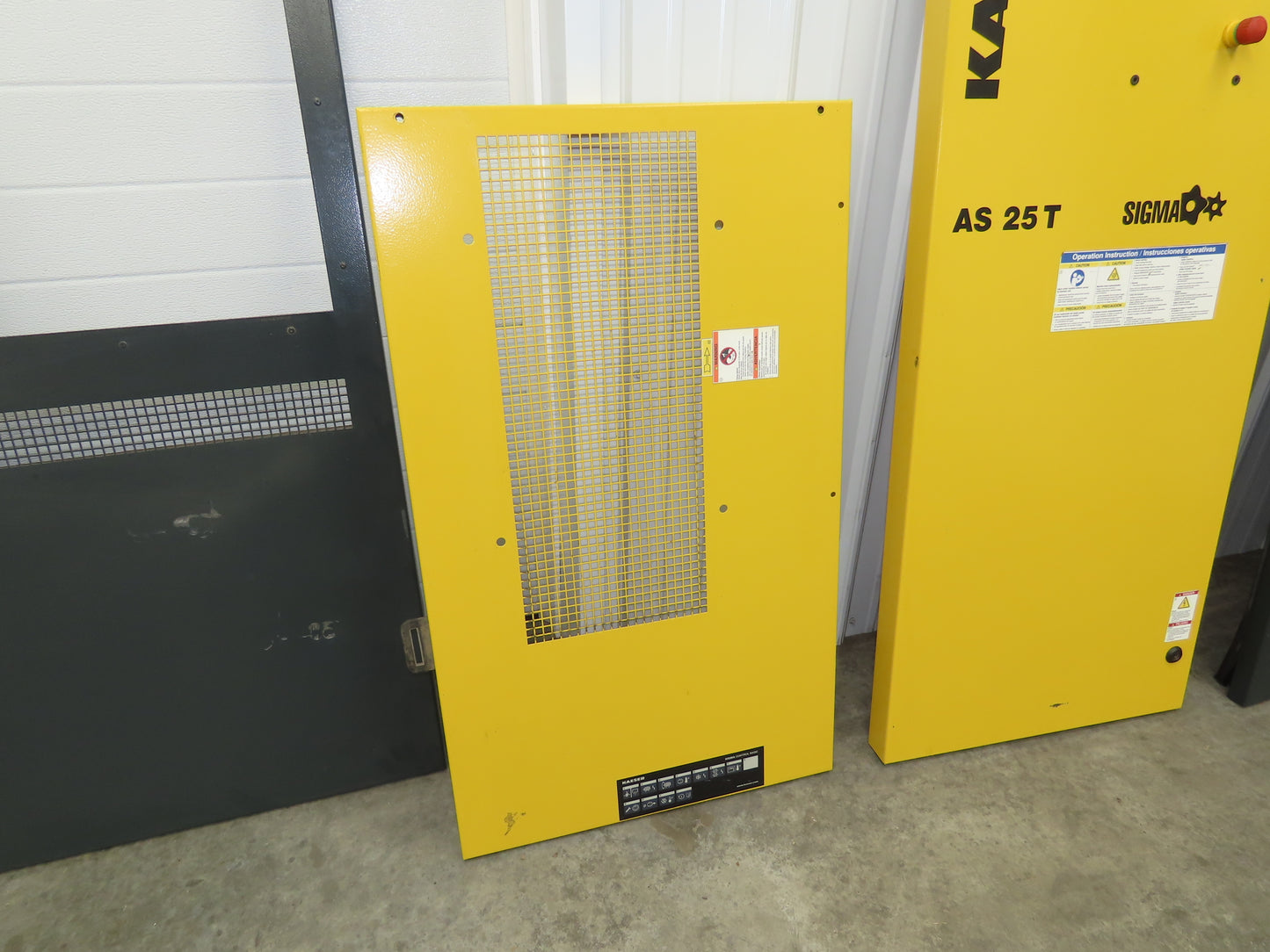 Siemens Kaeser Sigma Panel Metal Cover Surround Set Off AS25T Air Compressor