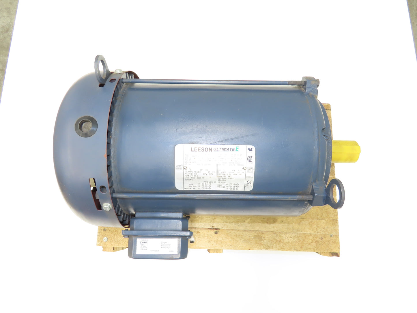 Leeson C215T11FB13A Ultimate E AC Motor 5Hp 1179RPM 230/460V 3Ph 215T TEFC