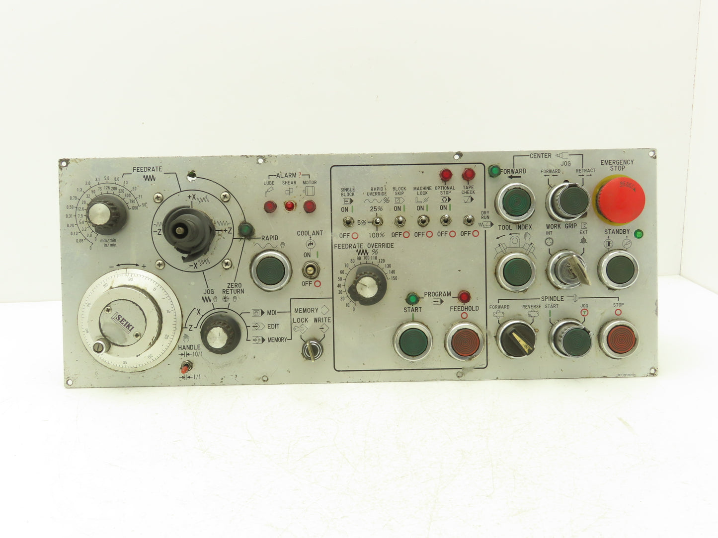 Mori Seiki Control Panel Spindle Feedrate Todensha Joystick X-Z Axis Controller