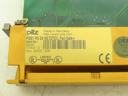 Pilz PSS1 PS24 NETZTEIL Fail-Safe+ 24VDC 5A Modular Rack Power Supply 50W