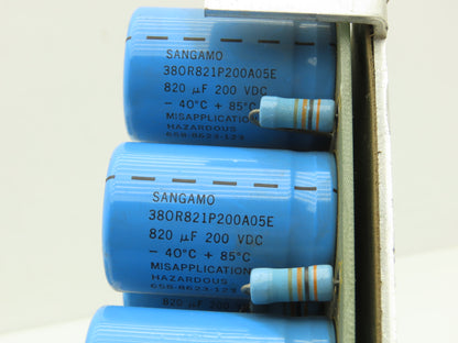Parametrics 390080 PJGX Capacitor Board 380R821P200A05E 820uF 200VDC