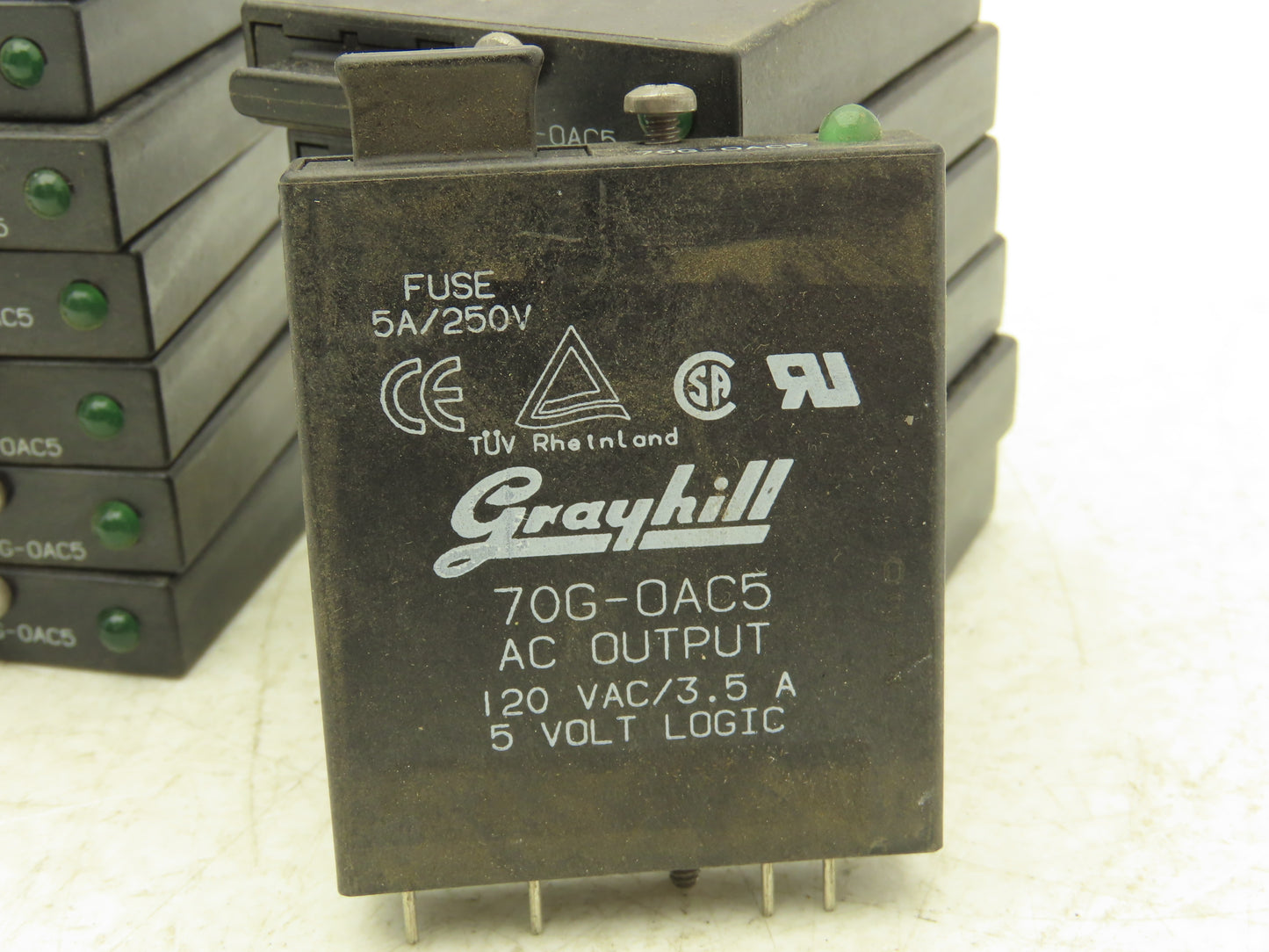 Grayhill 70G-OAC5 Fused AC Output Module Relay 3.5A 5VDC Logic 120VAC  Lot of 14