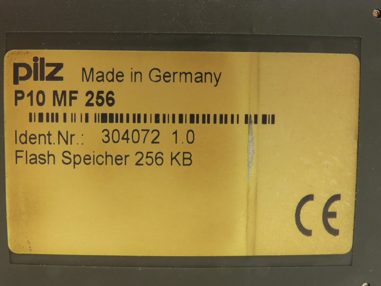 Pilz P10 MF PLC CPU Flash Card 256KB for Amada Rack System