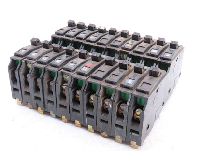 Square D QOB120 20A Circuit Breaker 1-Pole Bolt-On Old Style 120/240V  Lot of 20