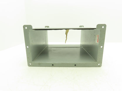 Hoffman F-126LXL Lay-In Wireway 12"x6" Cutoff Fitting 9"-15" Nema 12