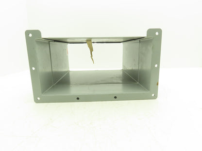 Hoffman F-126LXL Lay-In Wireway 12"x6" Cutoff Fitting 9"-15" Nema 12