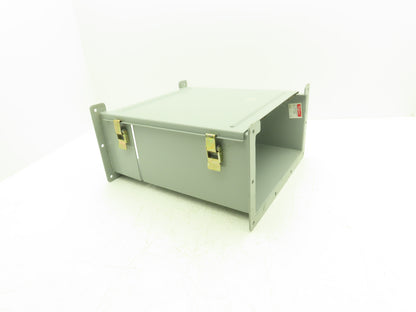 Hoffman F-126LXL Lay-In Wireway 12"x6" Cutoff Fitting 9"-15" Nema 12