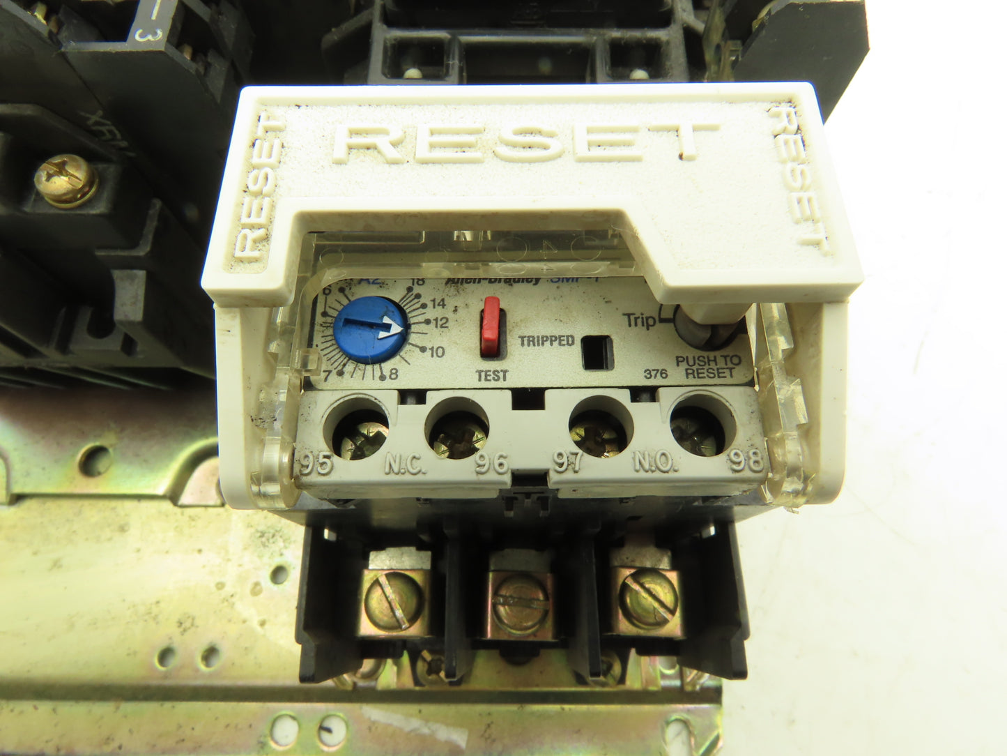 Allen Bradley 505-AOD-A2G Reversing Motor Starter 120V Coil w/18A Overload Ser C