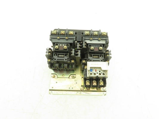 Allen Bradley 505-AOD-A2G Reversing Motor Starter 120V Coil w/18A Overload Ser C