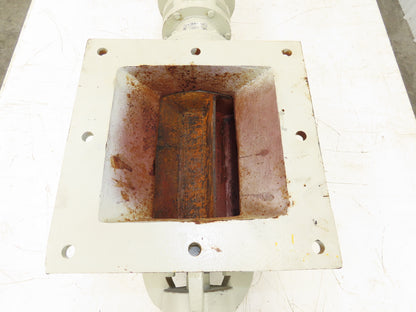 Rotary Airlock Feeder Valve 10x10" Square Flange 1Hp 480V 3PH Direct Drive