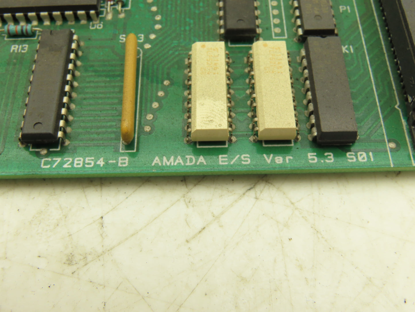 Amada C72854-B2 I/O Printed Circuit Board PCB E/S Ver 5.3 Input Output Module