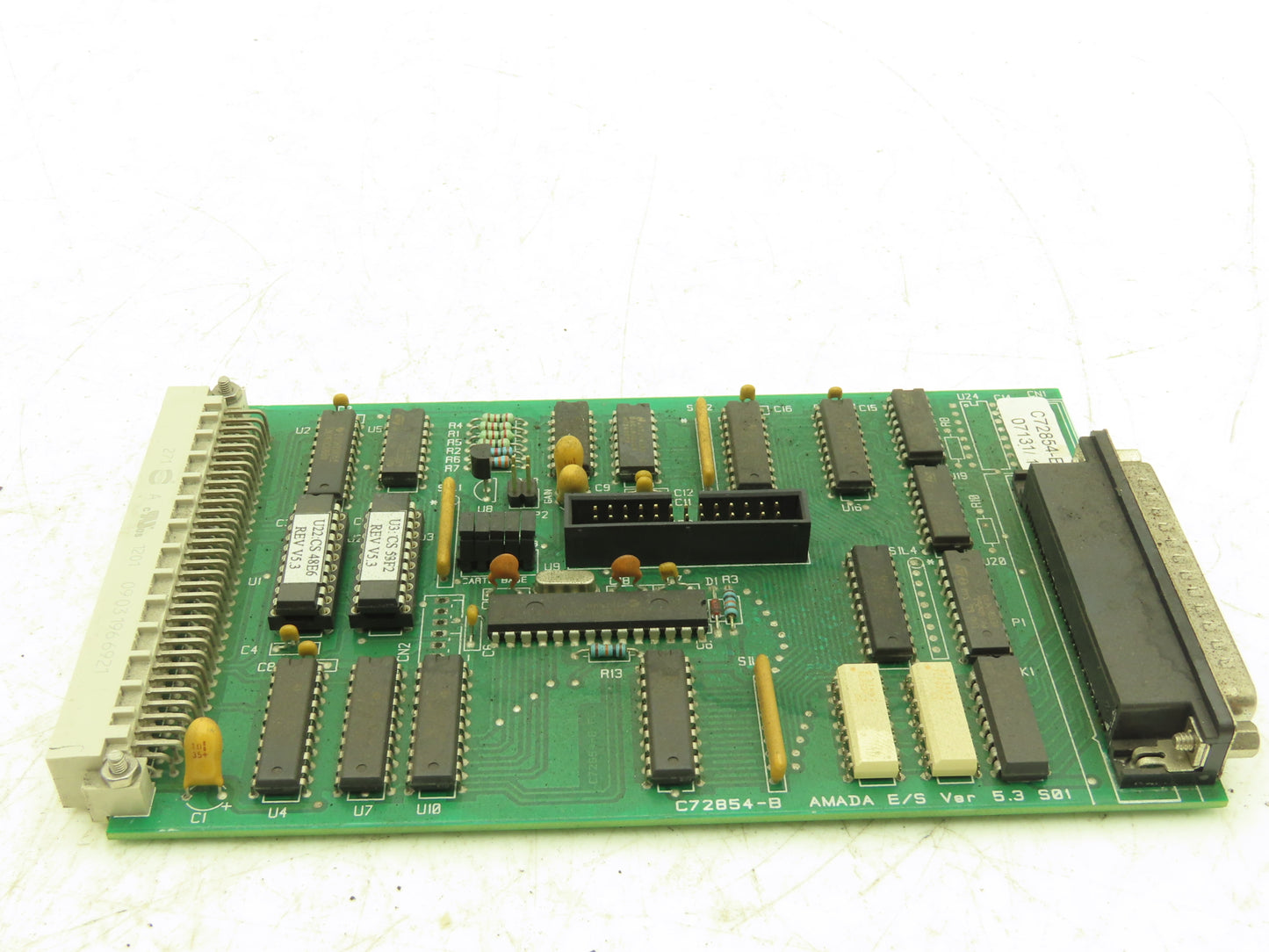 Amada C72854-B2 I/O Printed Circuit Board PCB E/S Ver 5.3 Input Output Module
