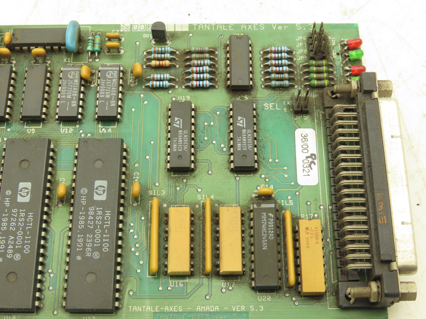 Amada TANTALE-AXES Printed Circuit Board PCB Ver 5.3 Module 37-Pin Connector