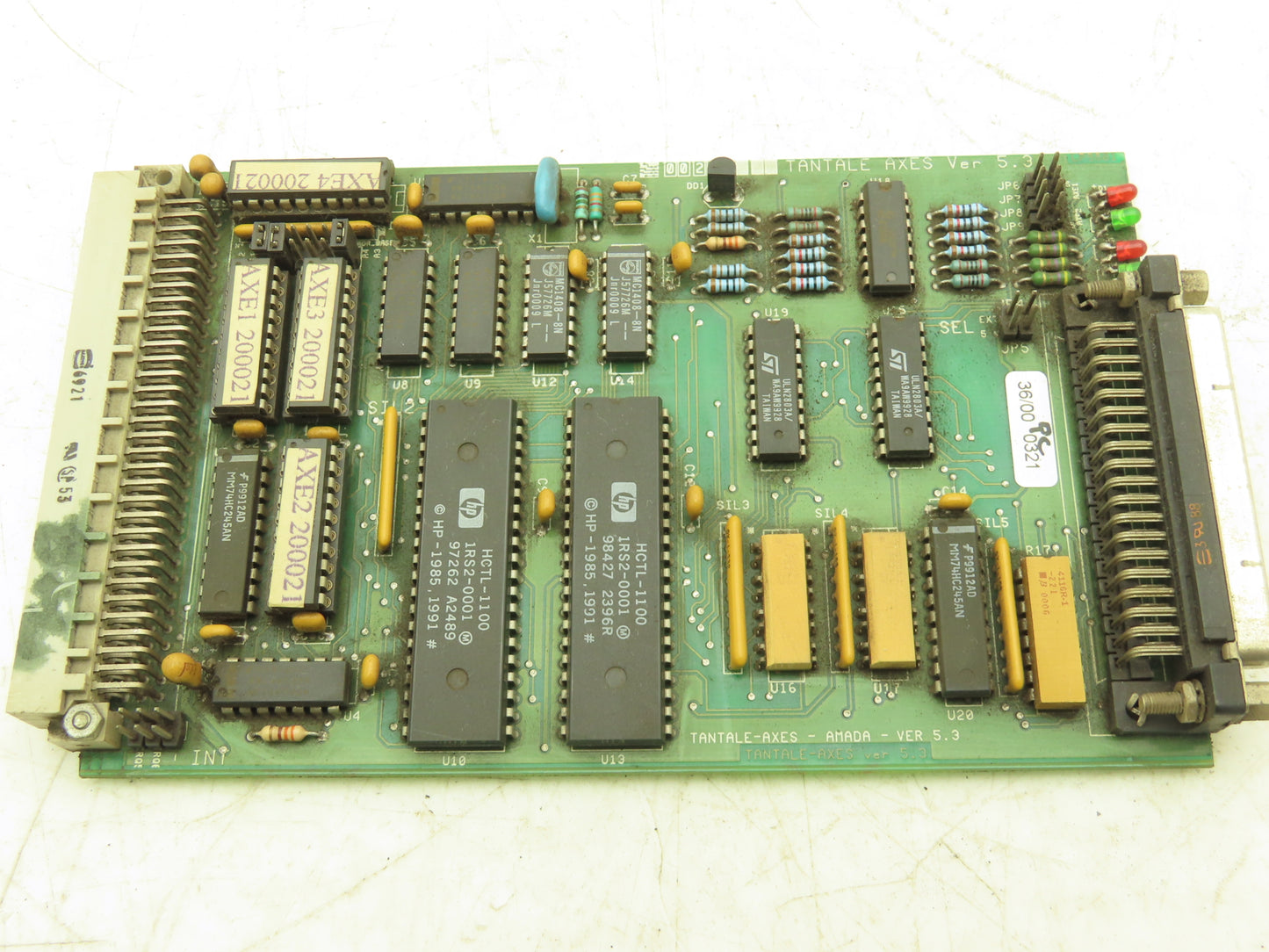 Amada TANTALE-AXES Printed Circuit Board PCB Ver 5.3 Module 37-Pin Connector