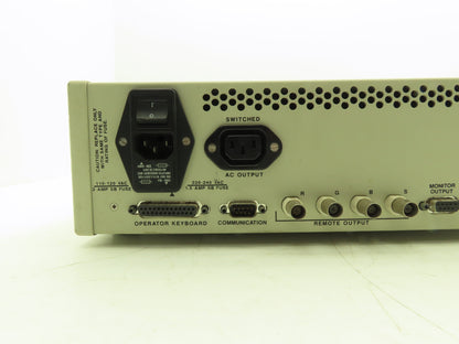 MeasureX 207693 Video Processing Unit Input Switch Inspection 110/220VAC